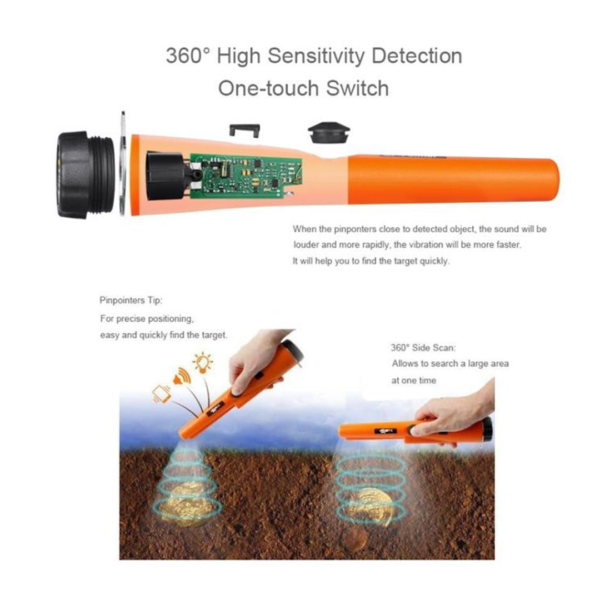 Gold Detector, Metal Detector, Treasure Detector, Security Screening, and Mining Equipment in Dubai, UAE - GP Pointer 360 Detection - Albayati General Trading Dubai